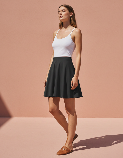 Anthracite Beach Skirt