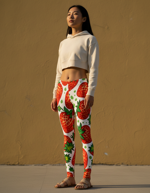 Blush full-length leggings