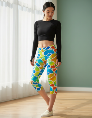 Cobra Capri Leggings Capri Leggings — Dripper
