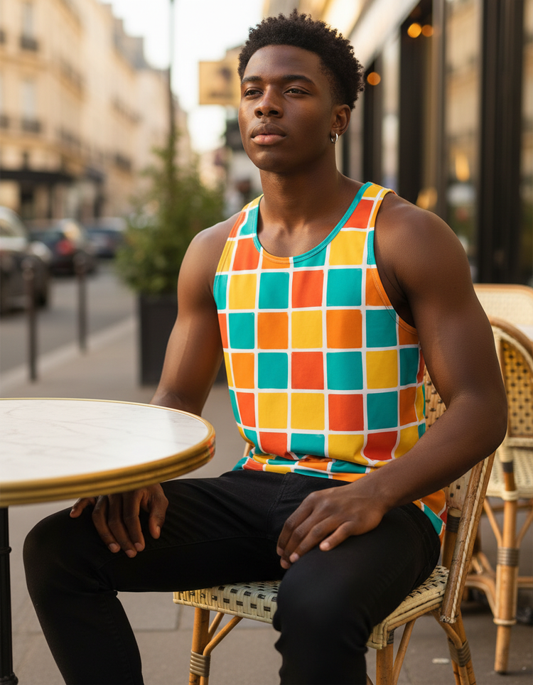 Radiant Spectrum Prism Tank Top