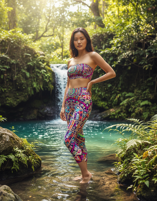 Solstice capri yoga leggings