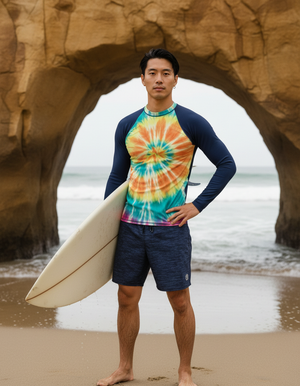 Nebula Rash Guard Men's Rashguard — Lolekai