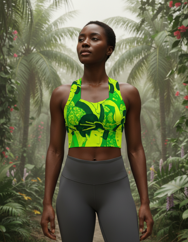 Oceanic Bliss Elysium Longline Sports Bra