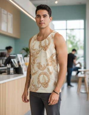 Men's Muskmelon Harbor tank tops
