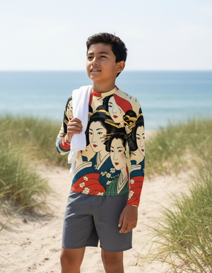 Utamaro Collection Rash Guard rashguards