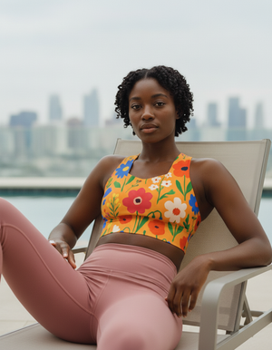 Daisy longline sports bras