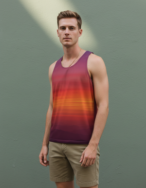 Men's Coral Solstice tank tops