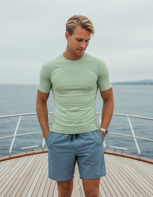 Cucumber Rash Guard Men's Rashguard — Lolekai
