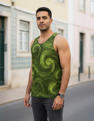 Lime Orion Tank Top Men's Tank Top — Dripper