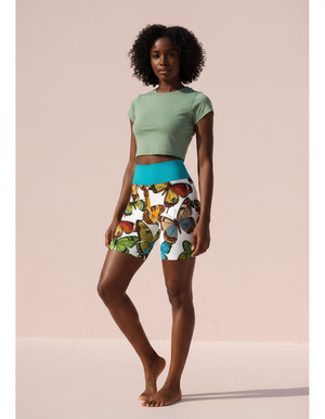Butterfly Collection Yoga Shorts yoga shorts