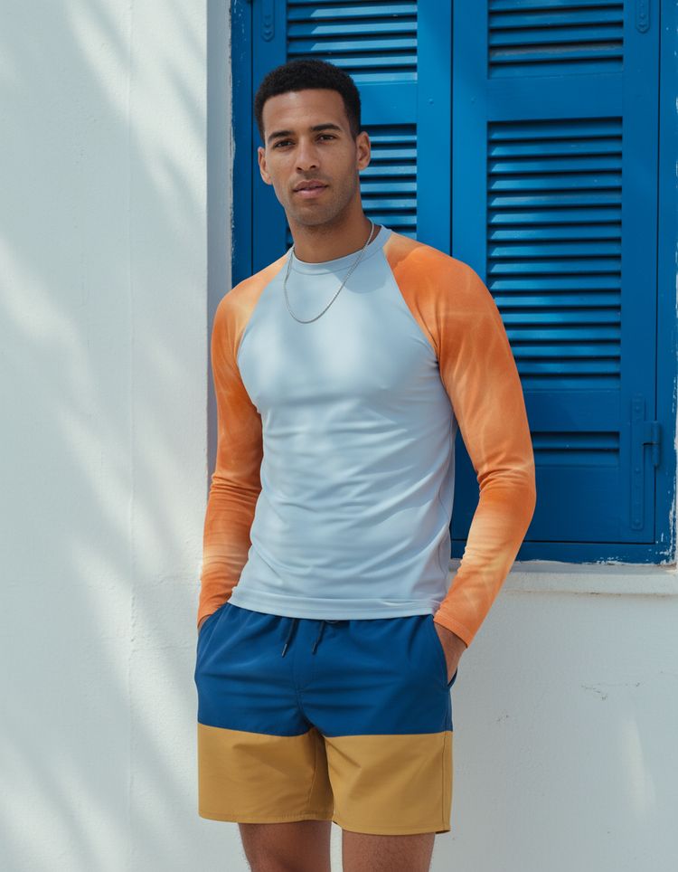 Men's Ice-Dye Rash Guard