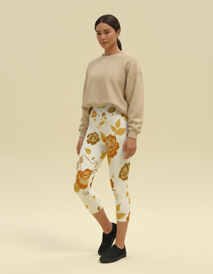 Amber Haze Belleza capri yoga leggings