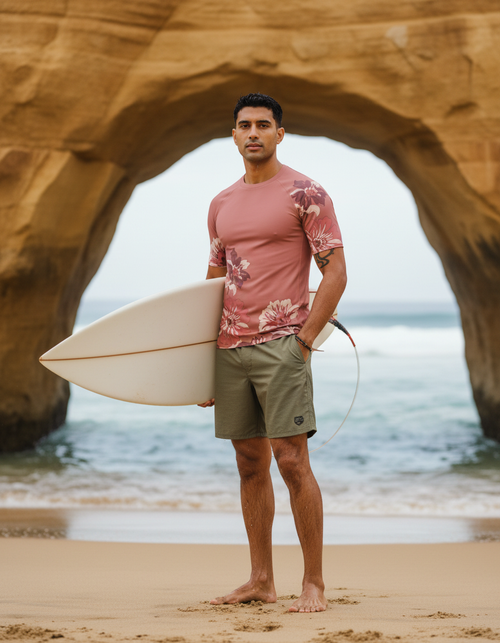 Men's Lava Falls Elysian men's short-sleeve rashguards