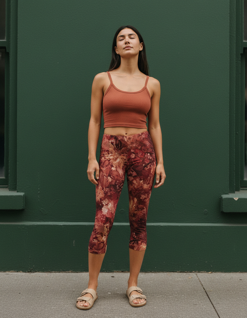 Lava Falls Serenade capri leggings
