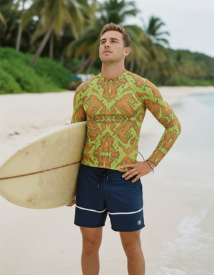 Men's Lime Knot men's rashguards