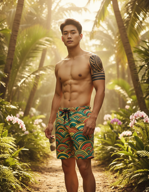 Kaze Men's Swim Trunks Men's Swim Trunks — Dripper