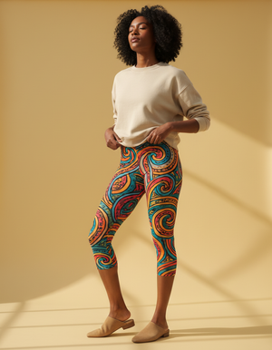 Spectrum Capri Leggings Capri Leggings — Dripper