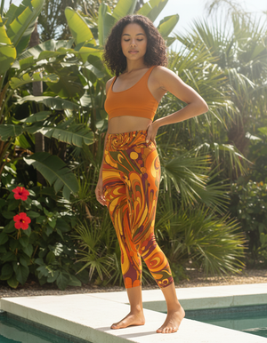 Jive Capri Yoga Leggings Capri Yoga Leggings — Dripper