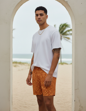 Muskmelon Banyu men's swim trunks