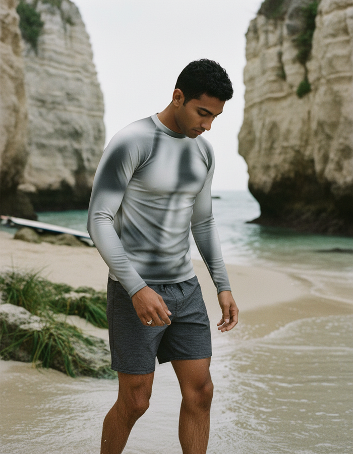 Rashguard — Men's White Onyx Chroma