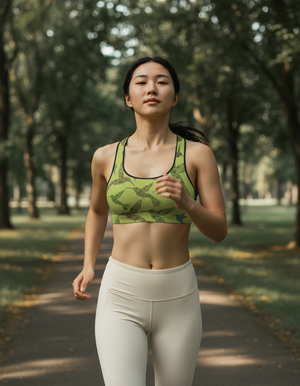 Runway Chartreuse Aether sports bras