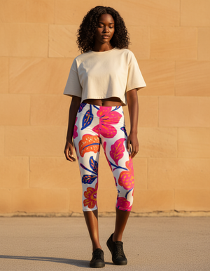 Sari capri leggings