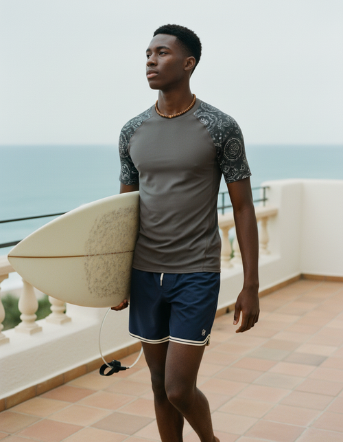 Echo Rash Guard Men's Rashguard — Dripper