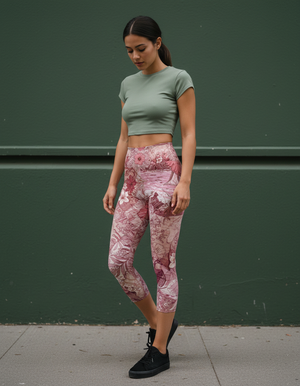 Amaranth Kaimana capri yoga leggings