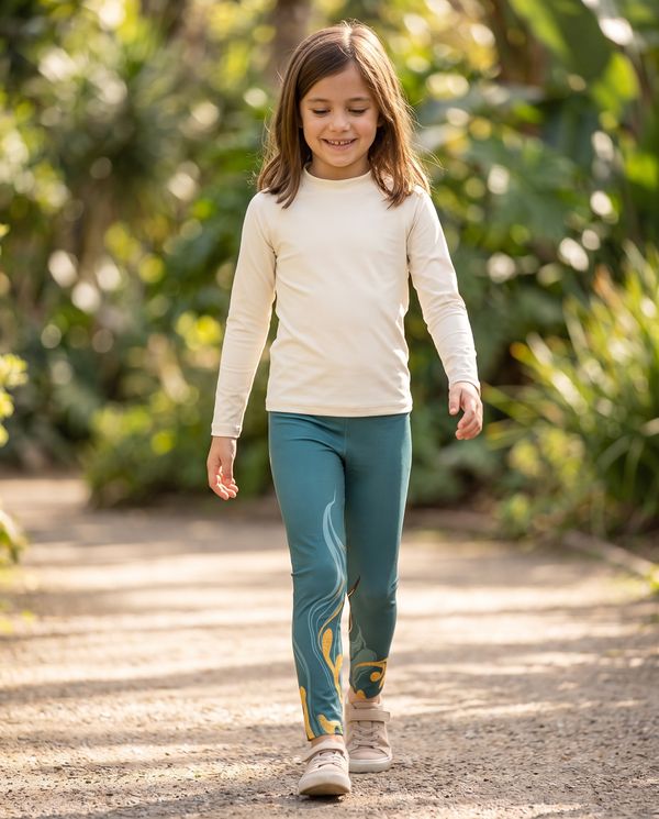 Liquid Marble girls leggings