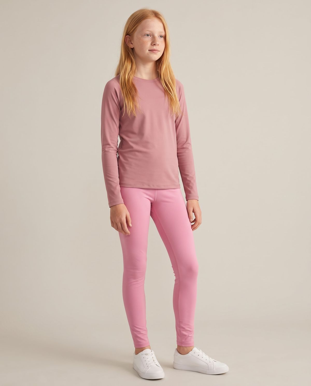 Candy Pink Girls Youth Leggings Girls Youth Leggings — Lolekai