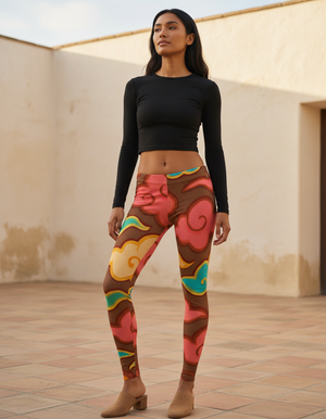 Amber Haze Nimbus Leggings Women's Leggings — Dripper