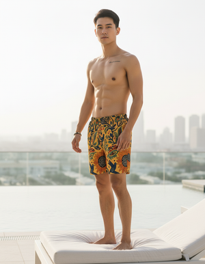 Lavande Men's Swim Trunks Men's Swim Trunks — Dripper