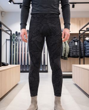 Ink Crosshatch men's base layer bottoms