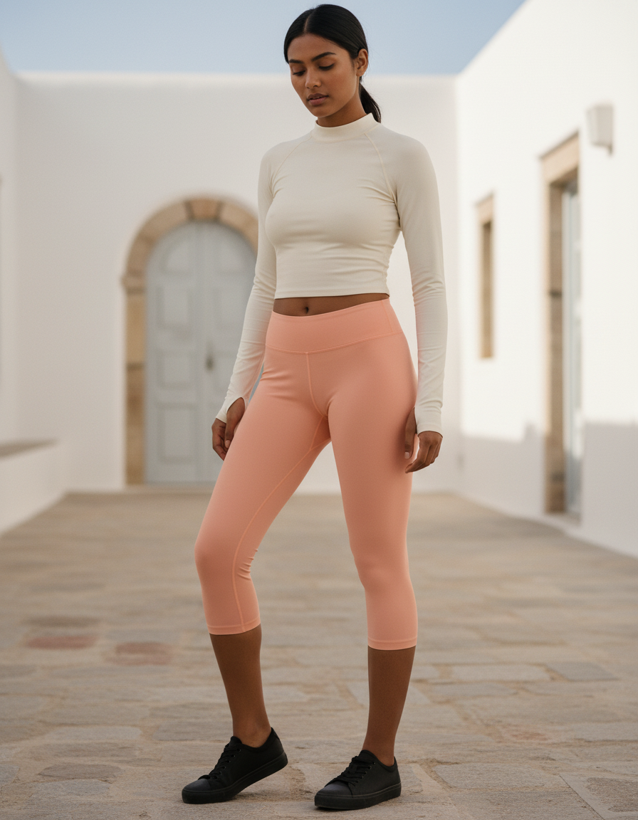 Capri Leggings in Sherbet