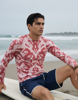 Men's Millennial Pink Knot men's rashguards