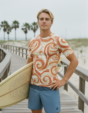 Angora Spectrum Rash Guard Men's Rashguard — Lolekai