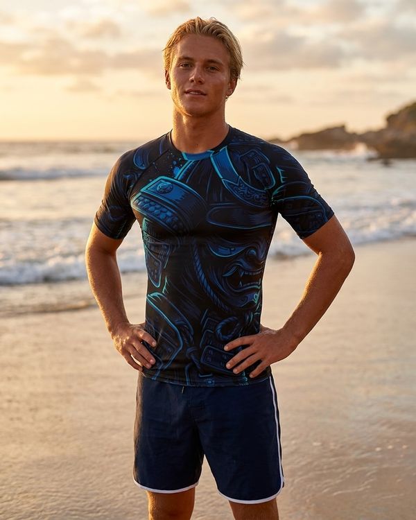 Neon Warriors men's rashguards