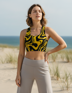 Eclipse longline sports bras