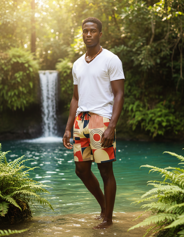 Men's Swim Trunks in Form