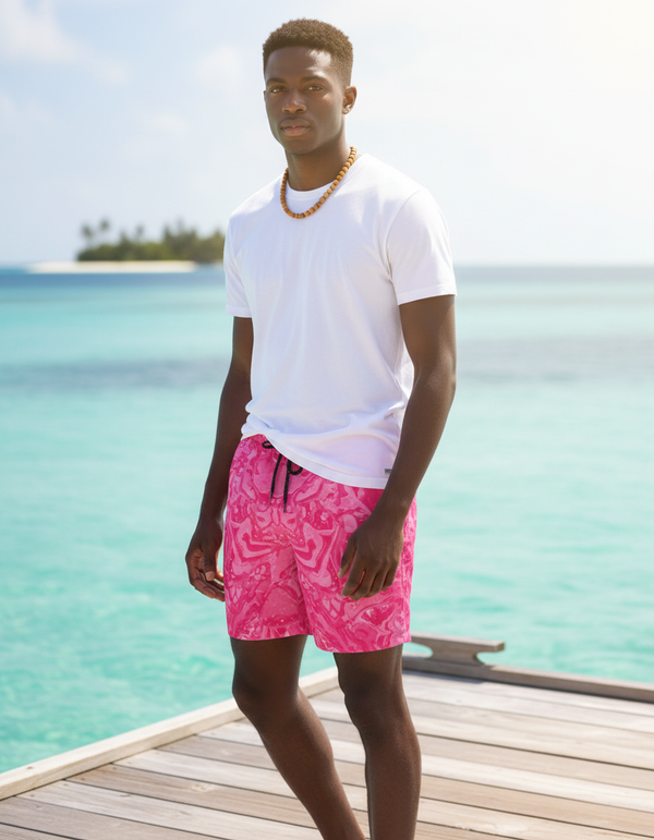 Men's Swim Trunks in Burst