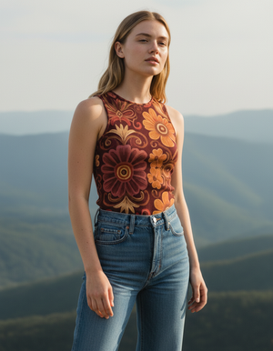 Fiery Red Tula Tank Top Women's Tank Top — Dripper