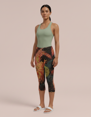 Lava Falls Elysium Leggings Capri Leggings — Dripper