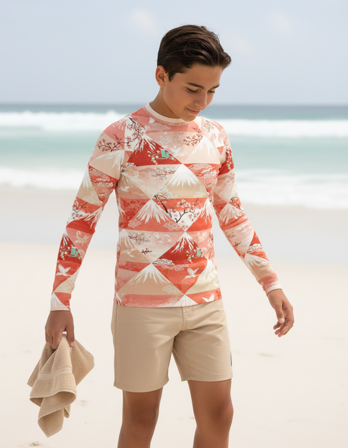 Rashguard — Youth Coral Zenith