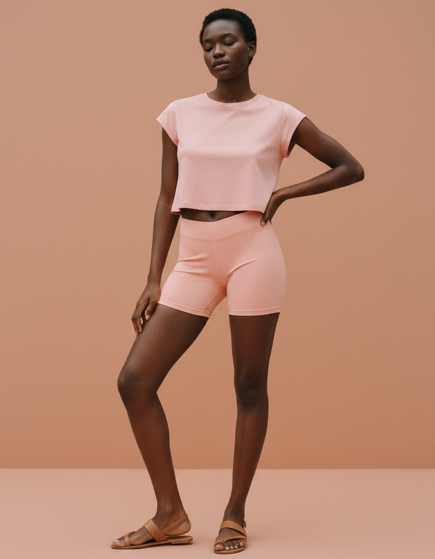 Short Shorts in Melon