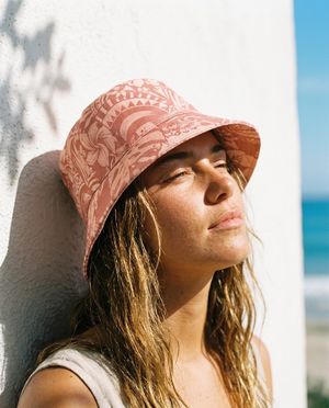 Millennial Pink Honua Lehua bucket hats
