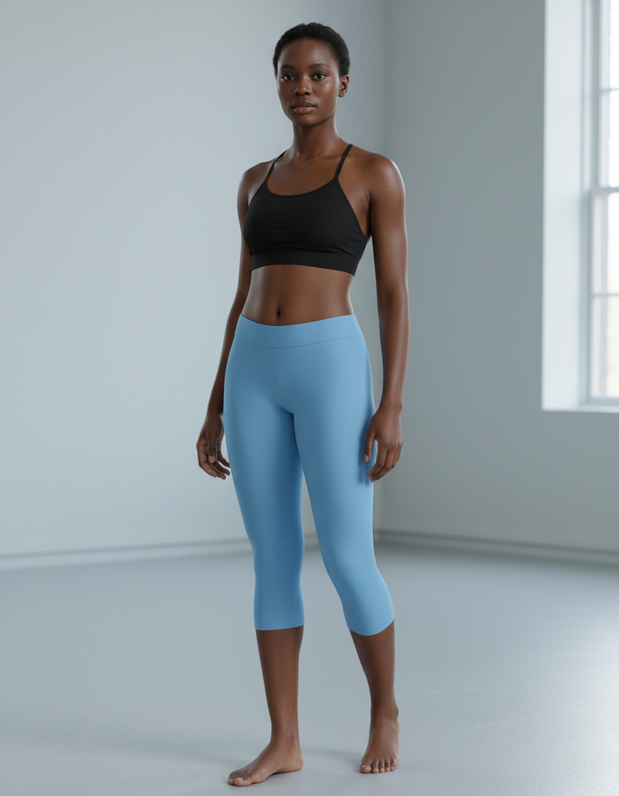 Capri Leggings in Iceberg
