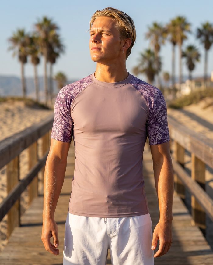 Rashguard — Men's Burnished Lilac Riad