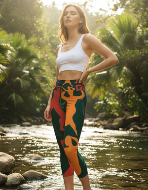 Elysium Leggings Capri Yoga Leggings — Dripper
