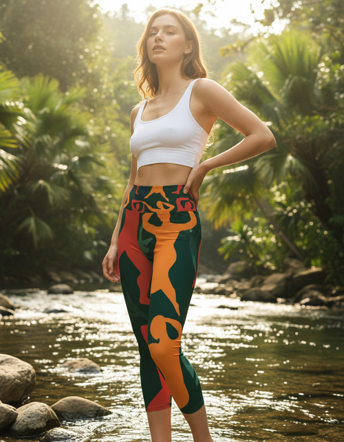Elysium Capri Yoga Leggings Capri Yoga Leggings — Dripper