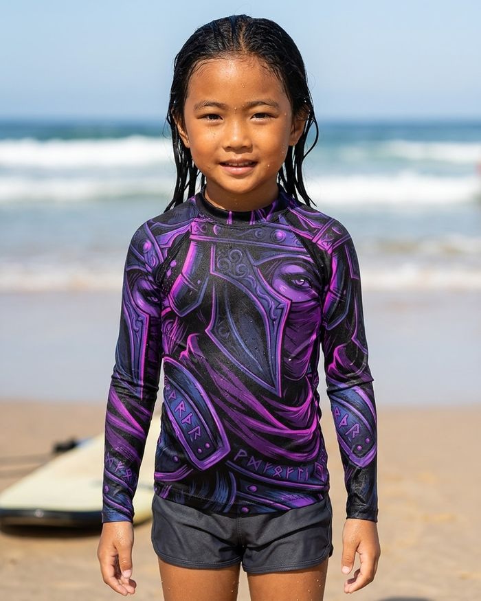 Rashguard — Girls Warrior Queen